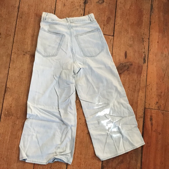 Cheap Monday Light Blue Denim Wide Flare XS - Picture 4 of 4